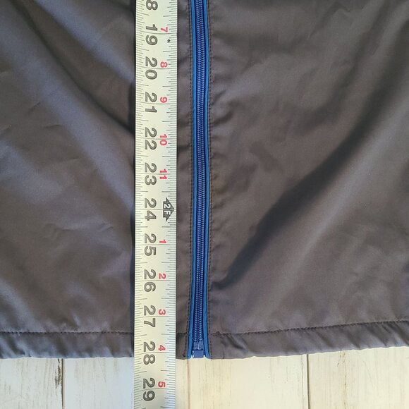 Walt Disney World 1971 Windbreaker Jacket Medium Blue Gray Packable Souvenir - Picture 7 of 9